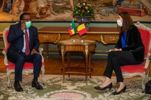 Meeting Sophie Wilmès and the Minister of Foreign Affairs of Ethiopia, H.E. Demeke Mekonnen Hassen