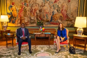 Rencontre avec le Président centrafricain, S.E. Faustin-Archange Touadéra