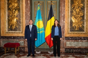 Réunion bilatérale avec le Vice-Premier Ministre et Ministre des Affaires étrangères kazakh, S.E. Mukhtar Tileuberdi