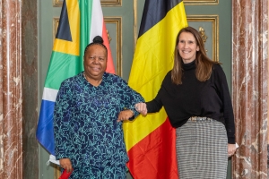 Rencontre avec la Ministre sudafricaine des Affaires internationales, S.E. Naledi Pandor