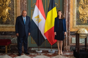 Bilaterale ontmoeting met de Egyptische minister van Buitenlandse Zaken, Z.E. Sameh Shoukry