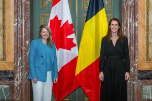 Réunion bilatérale avec la Ministre des Affaires étrangères canadienne, S.E. Mélanie Joly